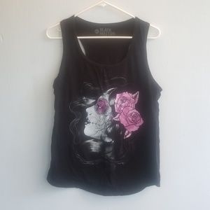 SOLD Black Matter DiaDeLos Muertos Graphic Tank